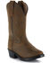 Cody James Boys' Brown Western Boots  - Round Toe, Brown, hi-res