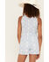Image #4 - Hayden LA Girls' Print Sleeveless Waist Tie Romper, Blue, hi-res