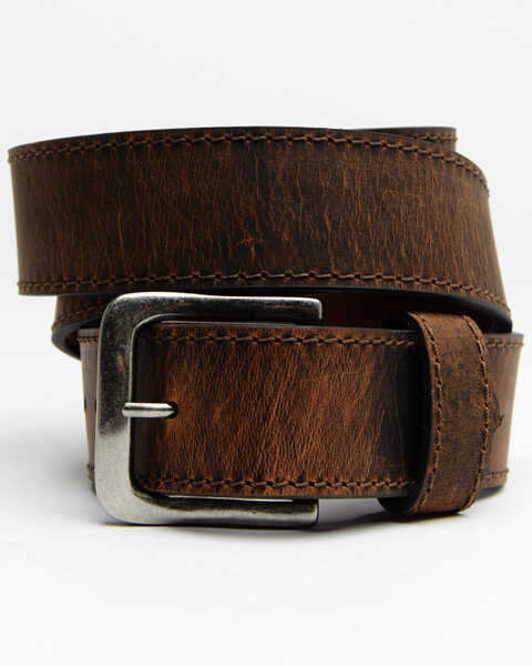 Hawx® Men's Extra Wide Work Belt, Brown, hi-res