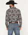 Image #4 - Cody James Men's Colorado Ridge Paisley Print Long Sleeve Snap Western Shirt, Brown, hi-res