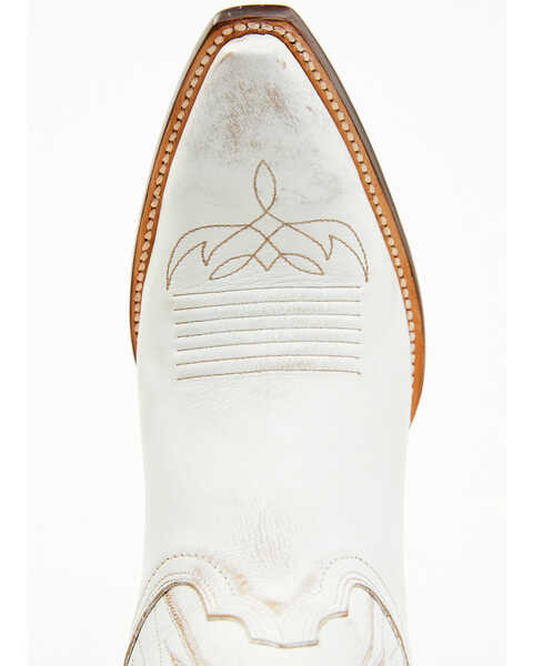 Image #6 - Old Gringo Women's Emmer Vintage Embroidered Tall Western Leather Boots - Snip Toe, White, hi-res