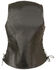 Image #2 - Milwaukee Leather Women's Open Neck Side Lace Zipper Front Vest - 3X, Black, hi-res