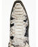 Image #6 - Idyllwind Women's Stunner Exotic Python Western Boots - Snip Toe, Black/white, hi-res