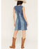 Image #4 - Wrangler Women's Patchwork Vest Mini Dress, Blue, hi-res