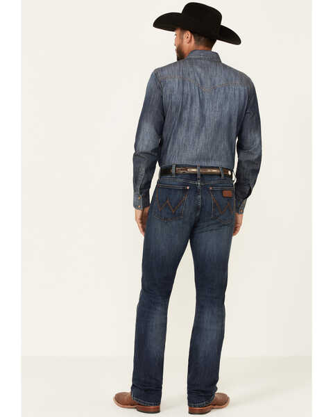 Image #2 - Wrangler Retro Men's Victoria Dark Wash Stretch Slim Bootcut Jeans , , hi-res