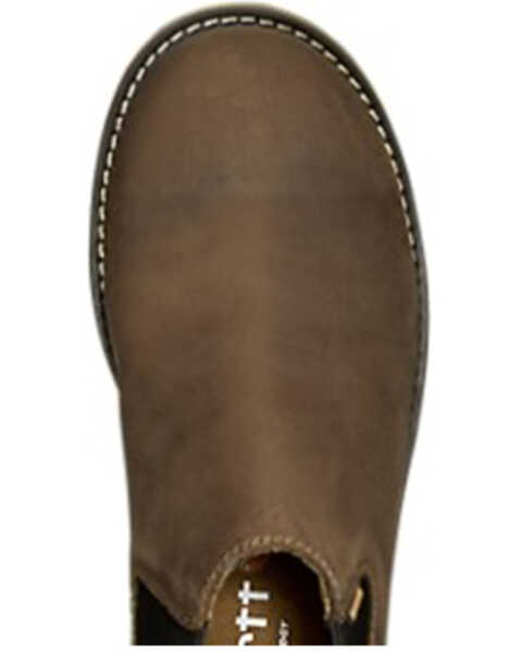 Image #6 - Carhartt Men's Millbrook 4" Romeo Water Resistant Work Boots - Steel Toe, Brown, hi-res