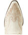 Image #4 - Ariat Women's Chandler Suede Western Booties - Snip Toe, White, hi-res