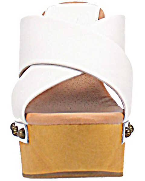 Image #4 - Dingo Women's Driftwood Sandals, White, hi-res