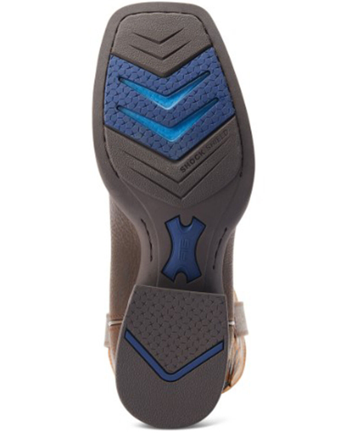 Image #5 - Ariat Men's Cowpuncher VentTEK Western Performance Boots - Broad Square Toe, Brown, hi-res