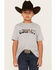 Image #1 - Cody James Boys' Cowboy Short Sleeve Graphic T-Shirt, , hi-res