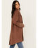 Image #2 - Idyllwind Women's Studded Wool Snap Coat, Brown, hi-res