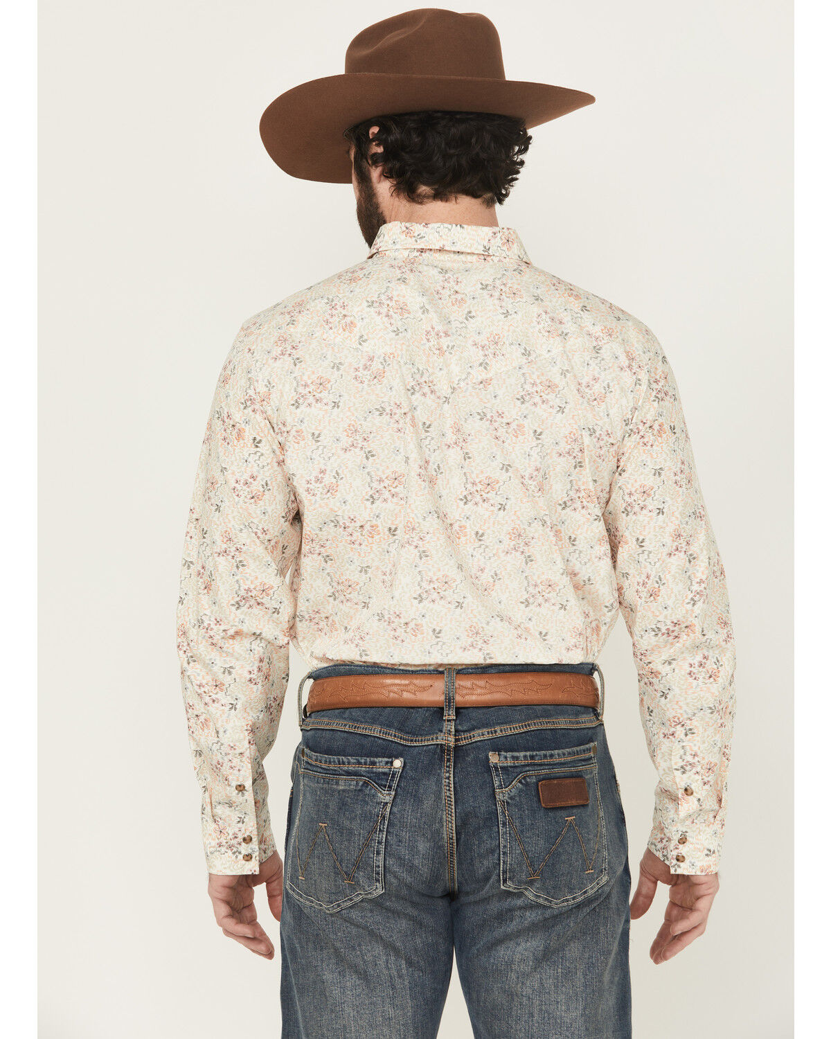 Image #4 - Gibson Trading Co Men's Solstice Floral Print Long Sleeve Snap Stretch Western Shirt, Multi, hi-res
