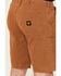 Image #4 - Hawx Men's Chip Flat Front Work Shorts, Rust Copper, hi-res