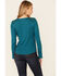 Idyllwind Women's Don't Mesh With Me Henley Top , Blue, hi-res