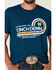 Image #3 - Cinch Men's Heather Teal The Brand Logo Graphic Short Sleeve T-Shirt, Teal, hi-res