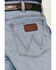 Image #4 - Wrangler Retro Men's Woodmere Light Wash Slim Bootcut Stretch Denim Jeans , Light Wash, hi-res