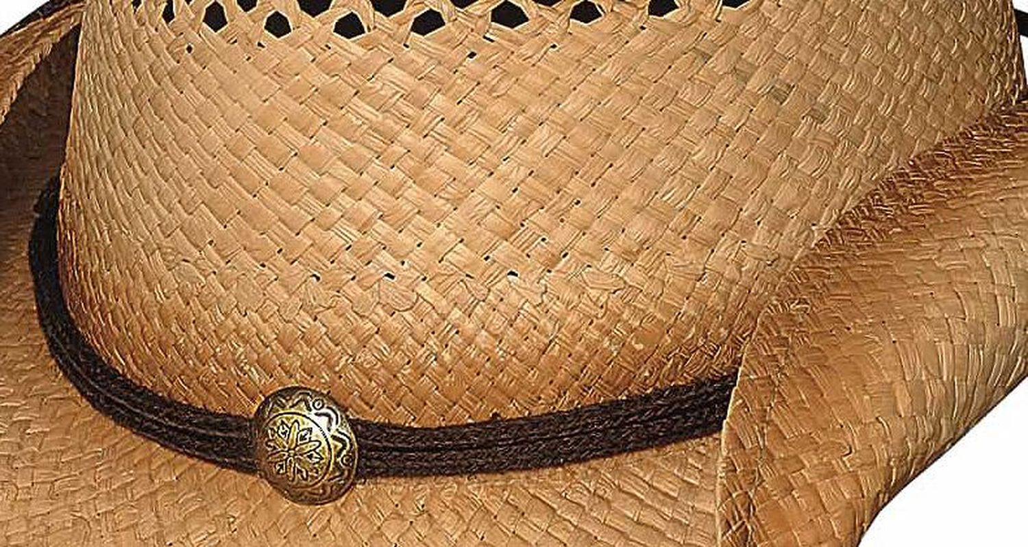 Image #2 - Bullhide Blaze Raffia Straw Cowboy Hat, Natural, hi-res