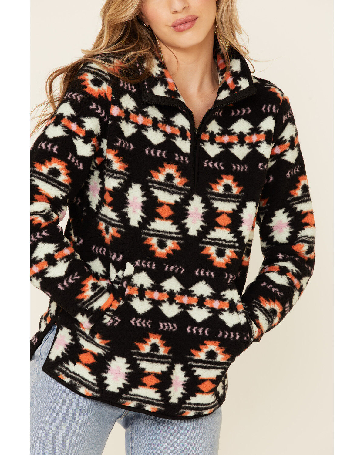 wrangler aztec pullover