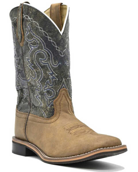 Image #1 - Smoky Mountain Women's Odessa Western Boots - Broad Square Toe , Brown, hi-res