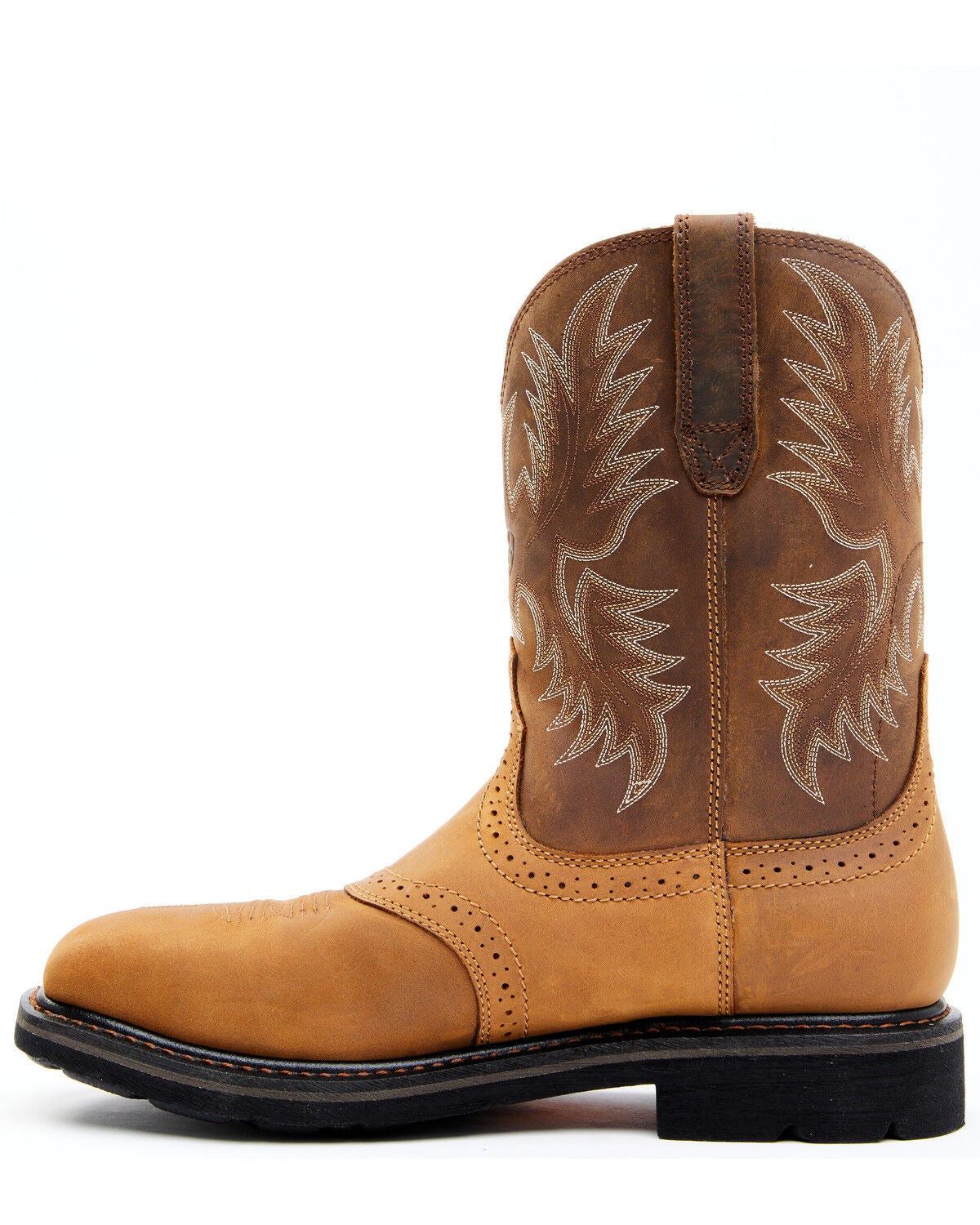 ariat sierra saddle square toe