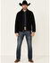 Pendleton Men's Solid Black Canvas Zip-Front Jacket , Black, hi-res