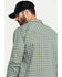 Cody James Men's FR Geo Print Long Sleeve Work Shirt - Tall, Green, hi-res