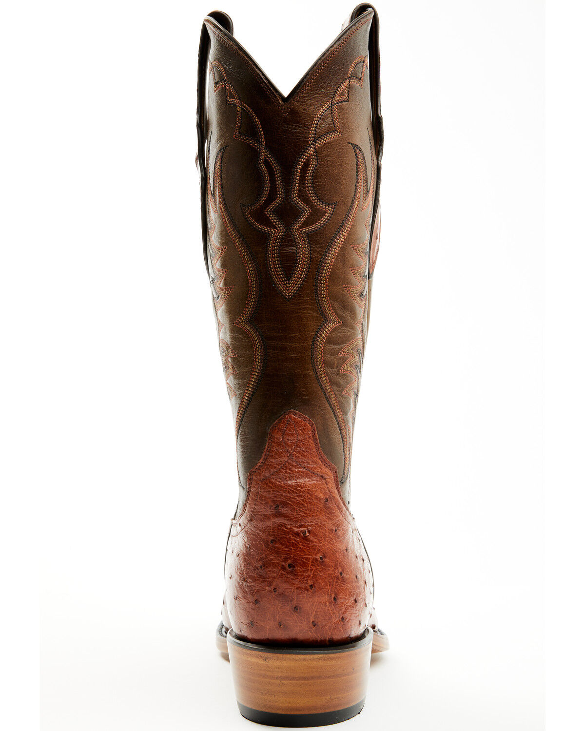 Image #5 - Tony Lama Men's Kenway Exotic Ostrich Western Boots - Round Toe, Cognac, hi-res