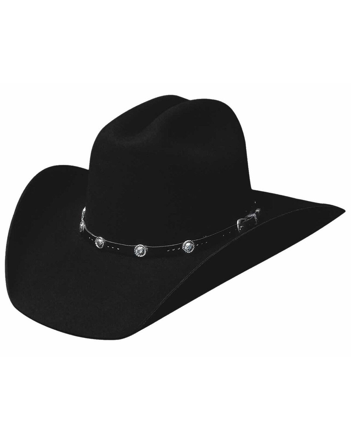 Bullhide Congress 4X Premium Wool Felt Cowboy Hat, Black, hi-res