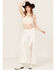 Image #1 - Free People Women's Great Escape High Rise Wide Leg Jeans , White, hi-res