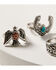 Image #3 - Shyanne Women's Wildflower Bloom Ring Set - 3-Piece, Silver, hi-res