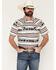 Image #1 - Cody James Indian Summer Southwestern Print Short Sleeve Snap Western Shirt, Ivory, hi-res