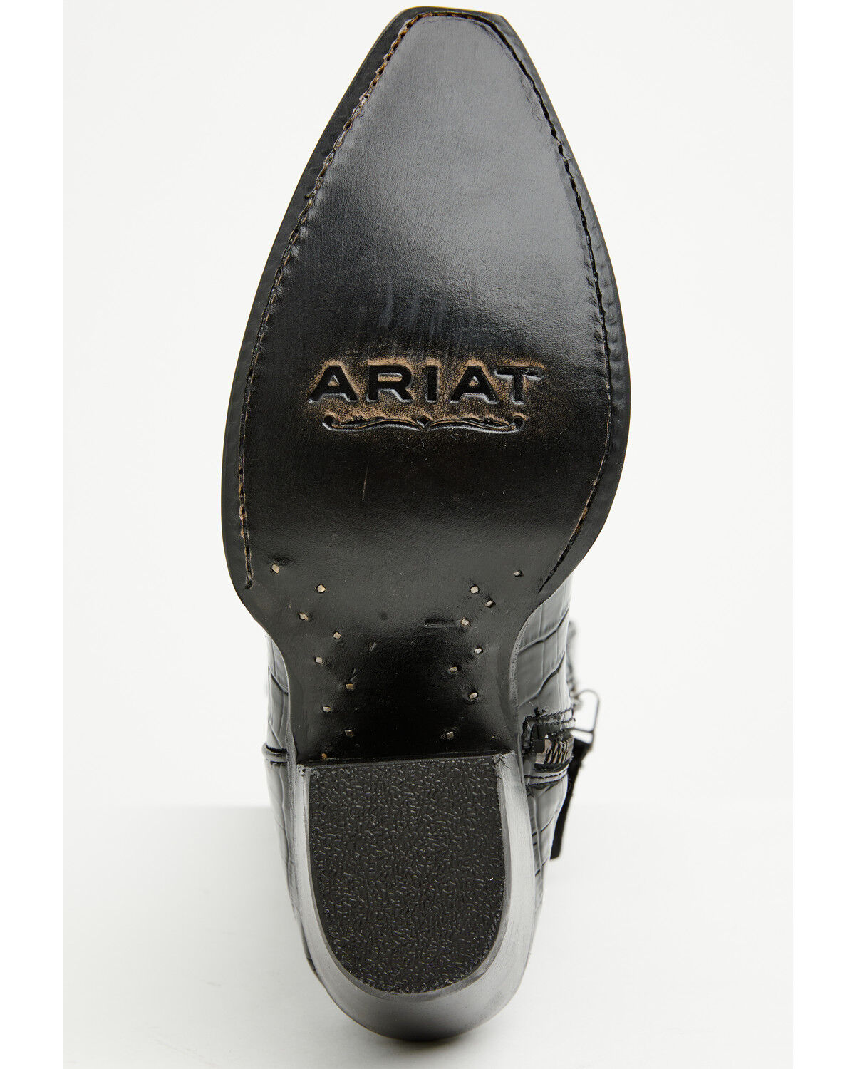 Image #7 - Ariat Women's Casanova Crocodile Print Tall Western Boots - Snip Toe, Black, hi-res
