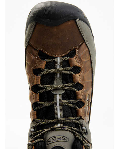 Image #6 - Keen Men's Targhee III Waterproof Hiking Boots - Soft Toe, Grey, hi-res