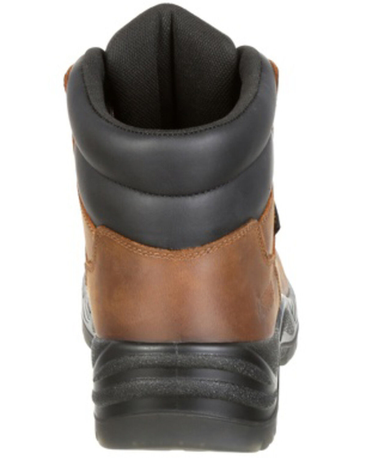 Image #4 - Rocky Men's Worksmart Waterproof Work Boots - Soft Toe, Brown, hi-res