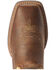 Ariat Women's Round Up Crossroads Western Performance Boots - Broad Square Toe, Leopard, hi-res