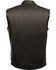 Image #2 - Milwaukee Leather Men's Open Neck Club Style Vest - 3X, Black, hi-res