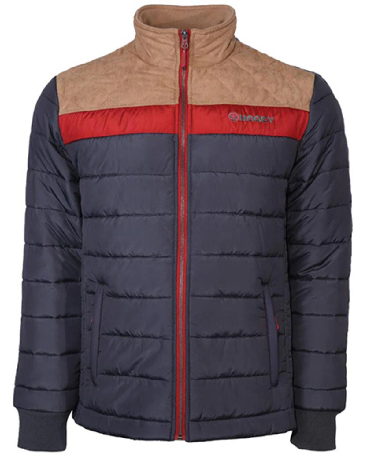 Image #1 - Hooey Men's Puffer Jacket, Black, hi-res