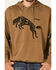 Wrangler Men's 75 Years Olive Horse Graphic Hooded Sweatshirt , Olive, hi-res