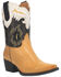 Image #1 - Dingo Women's Tatiana Western Boots - Snip Toe, Yellow, hi-res