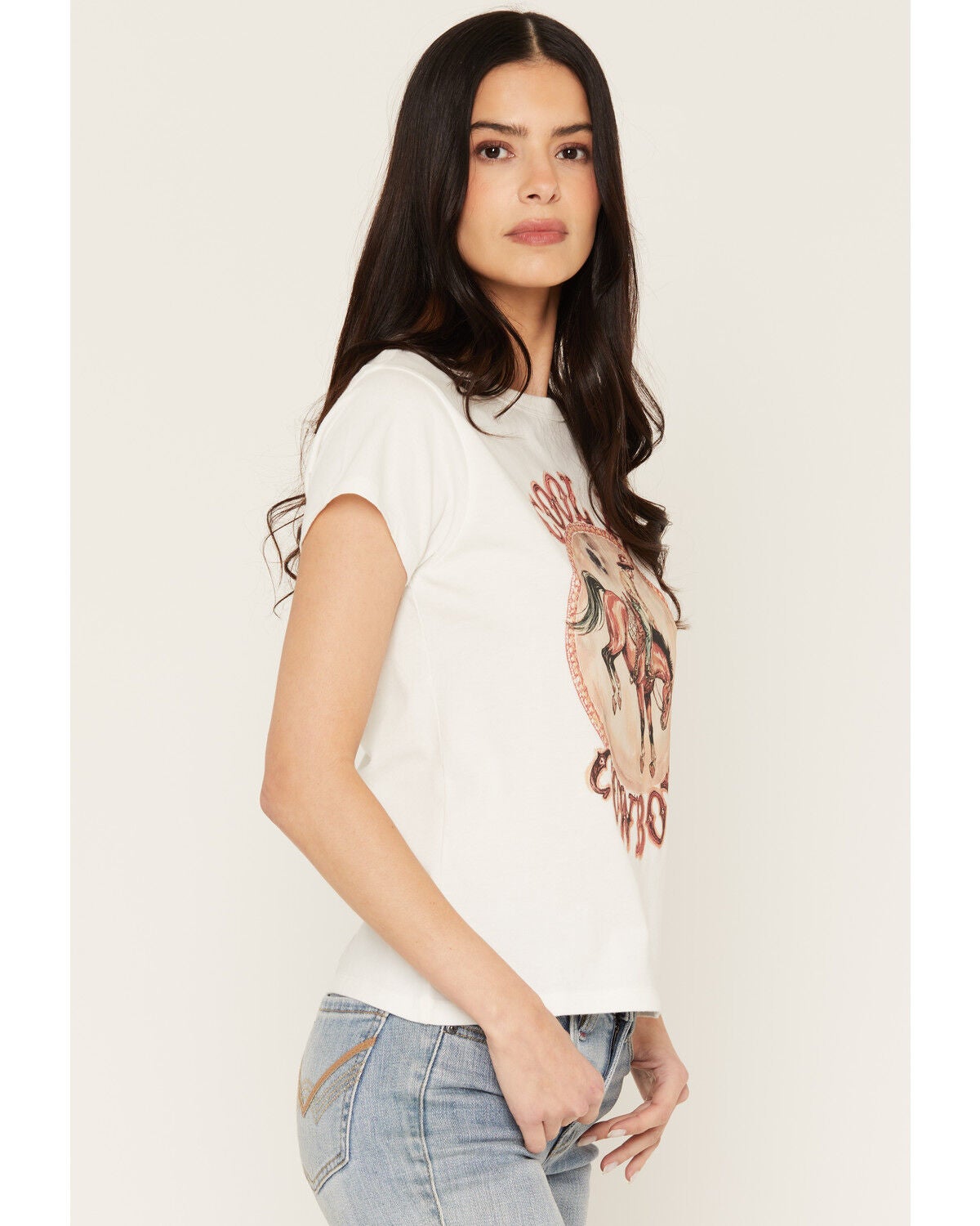 Image #2 - Idyllwind Women's Cool It Cowboy Short Sleeve Graphic Tee, Cream, hi-res