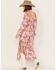 Image #4 - Free People Women's Jaymes Floral Print Long Sleeve Midi Dress, Light Purple, hi-res