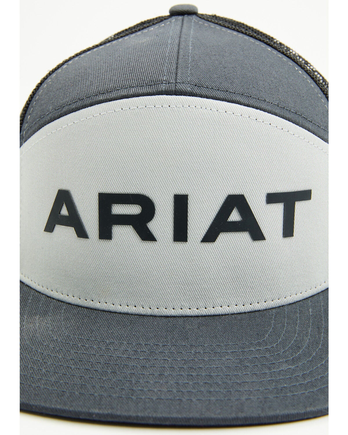 Image #2 - Ariat Men's Rubber Name Ball Cap, White, hi-res