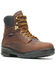 Image #1 - Wolverine Men's DuraShock Waterproof Lace-Up Work Boot - Steel Toe , Dark Brown, hi-res