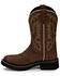 Justin Women's Inji Western Boots - Round Toe, Distressed Brown, hi-res