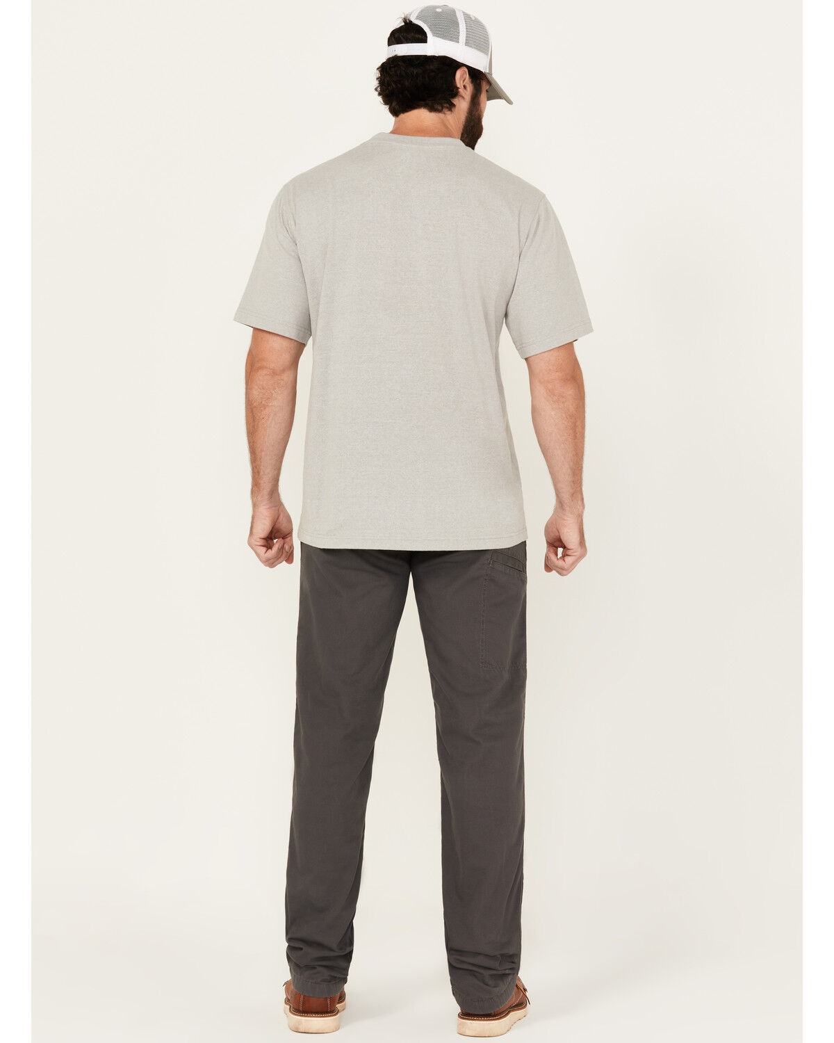 Image #3 - Carhartt Men's Rugged Flex Rigby Knit Lined Dungarees, Charcoal, hi-res