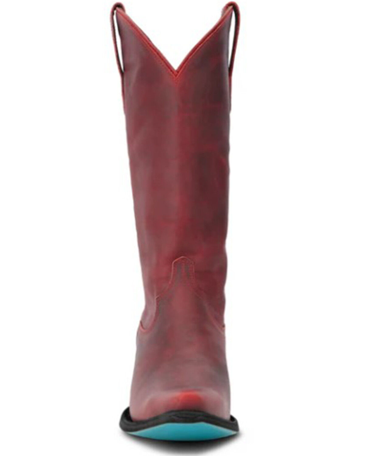 Image #4 - Lane Women's Emma Jane Tall Western Boots - Snip Toe, Ruby, hi-res