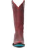 Image #4 - Lane Women's Emma Jane Tall Western Boots - Snip Toe, Ruby, hi-res