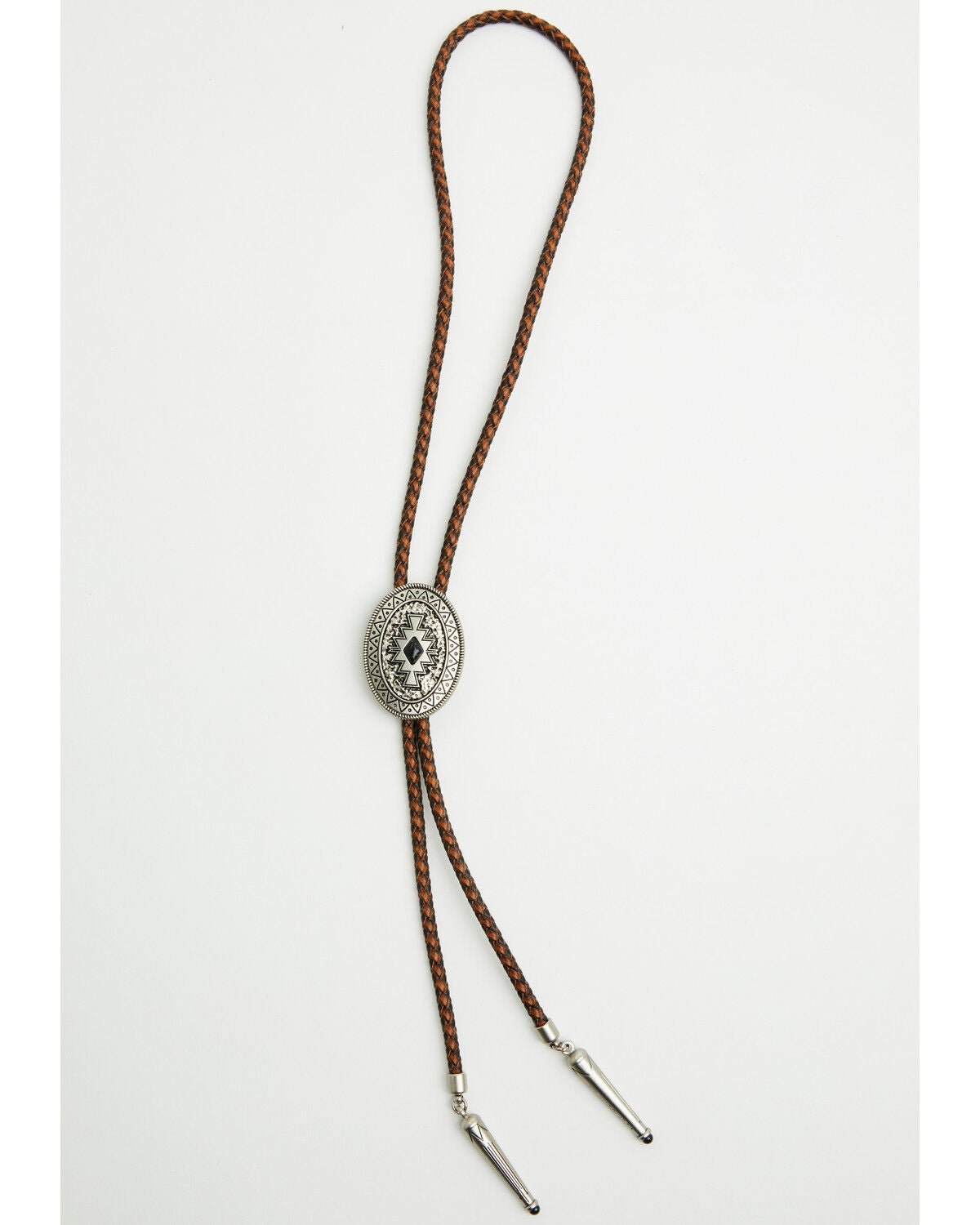 Cody James Men's Onyx Stone Bolo Tie, Brown, hi-res