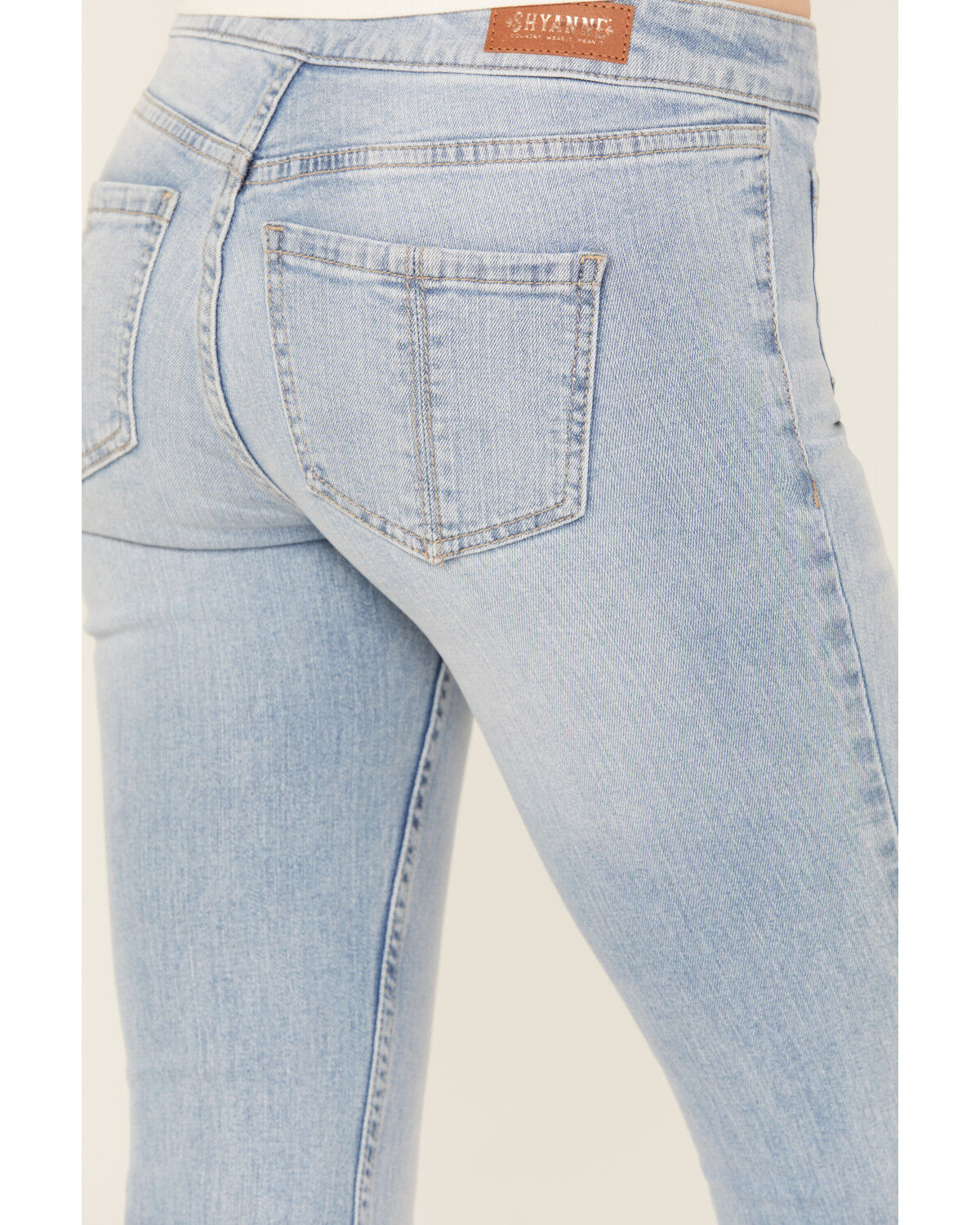 Image #4 - Shyanne Women's Desert Lily Light Wash Low Rise Bootcut Jeans, Light Wash, hi-res