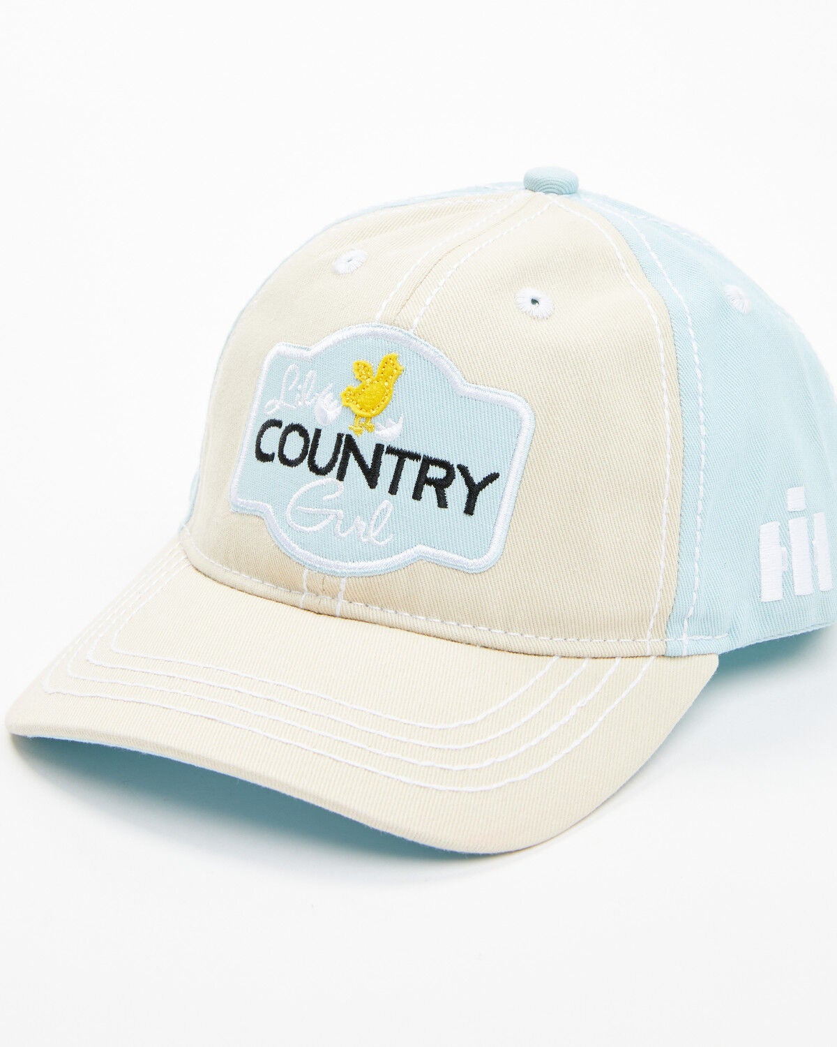 Case IH Girls' Lil Country Girl Ball Cap, Blue, hi-res